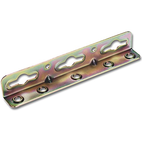 SECOTEC Winkel-Bettschiene | 118 mm | verzinkt | stabile Ausführung | 4 Stück von SECOTEC