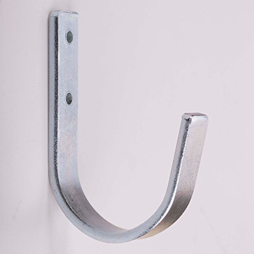Secotec 2 x Universalhaken flach 110 x 70 mm Gerätehaken Gartengerätehalter Werkstatthaken von Secotec