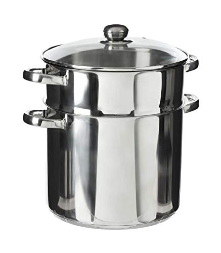 Secret de Gourmet - Couscous-Topf aus Edelstahl, Fassungsvermögen 11 l, Durchmesser 26 cm von Secret de Gourmet