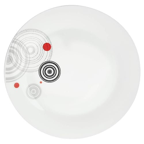 Secret de gourmet 6 flache Teller – Instant – Durchmesser 27 cm – Weiß von Secret de gourmet