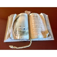 Seltene Kinder Buch Gedicht Regal Skulptur Sammlung Erhaltene Statue Eitelkeit Dekor Büro Mantel Schreibtisch Geschenk Abschluss Kinderzimmer Ooak von SecretBelladonna