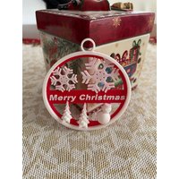 Personalisierte Weihnachtskugel Mit Namen Oder Spruch - Handarbeit Geschenkidee Für Weihnachten 3D Druck Kunststoff Personalisierte Weihnachtskugel Mit Namen Oder Spruch - Handarbeit Geschenkidee Für Weihnachten 3D Druck Kunststoff von SecretPrintsStudio