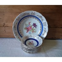 Vintage Obstsalat Service/Obst-Salat-Service Aus Porzellan Geschirr Vintage-Salat von SecretsdeMansarde
