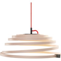 Secto Design Aspiro 8000 LED Pendelleuchte Birke natur, Kabel: rot von Secto Design