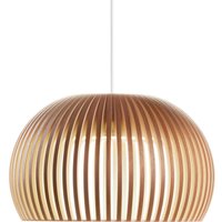 Secto Design Atto 5000 LED Pendelleuchte Walnussfurnier, Kabel: weiß von Secto Design