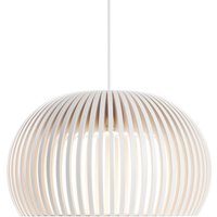 Secto Design Atto 5000 LED Pendelleuchte weiß laminiert, Kabel: weiß von Secto Design