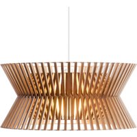 Secto Design Kontro 6000 Pendelleuchte Walnussfurnier, Kabel: weiß von Secto Design