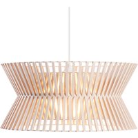 Secto Design Kontro 6000 Pendelleuchte Birke natur, Kabel: weiß von Secto Design