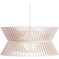 Secto Design Kontro 6000 Pendelleuchte weiß laminiert, Kabel: weiß von Secto Design