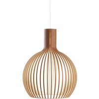 Secto Design Octo 4240 Pendelleuchte Walnussfurnier, Kabel: weiß von Secto Design