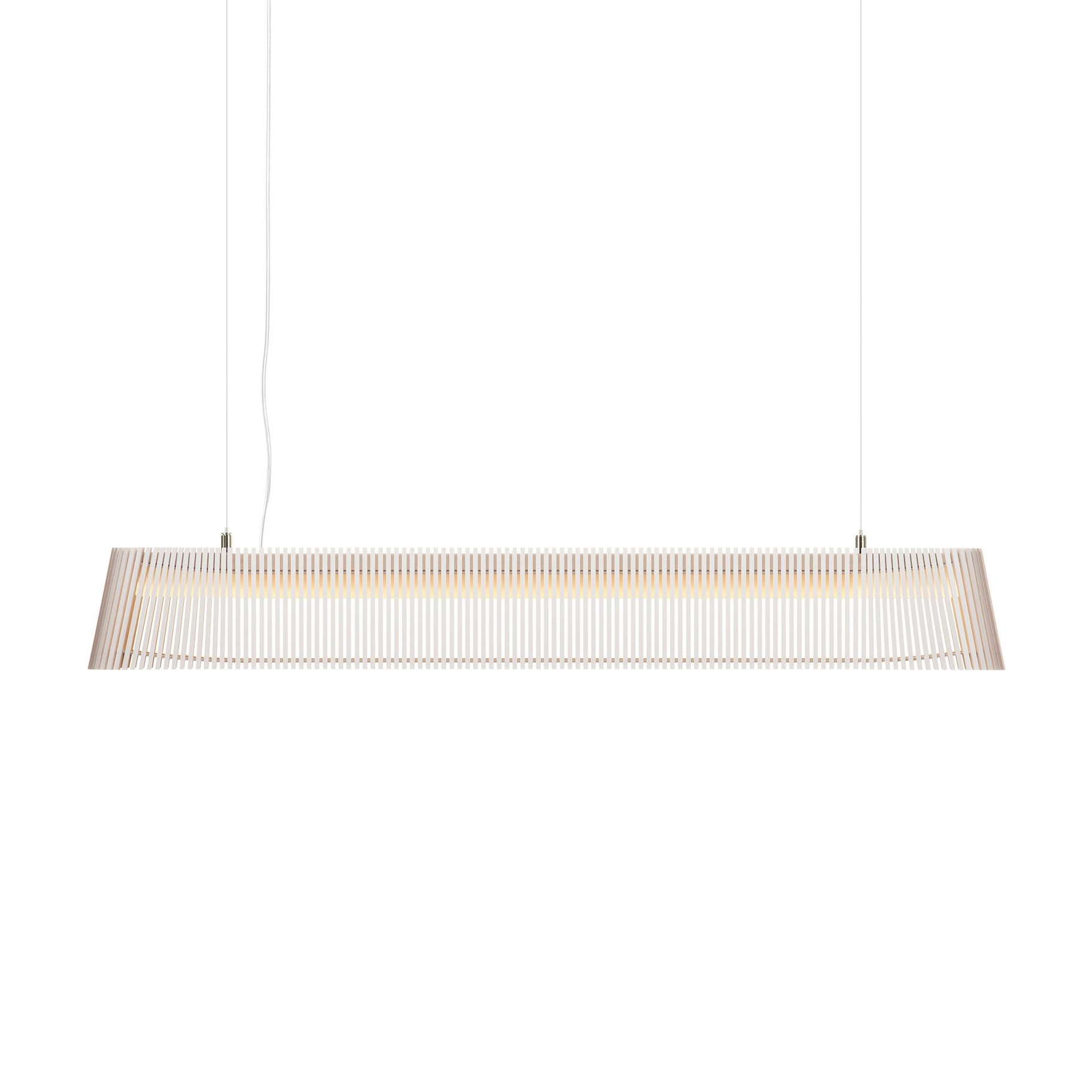 Secto Design - Owalo 7000 LED Pendelleuchte - weiß/laminiert/BxHxT 100x13x9cm/2850K/2500lm/CRI 85/DALI dimmbar von Secto Design