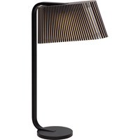 Secto Design Owalo 7020 Tischleuchte schwarz, Schirm: schwarz laminiert von Secto Design