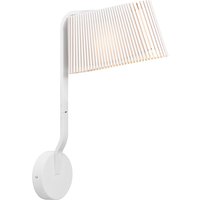 Secto Design Owalo 7030 Wandleuchte weiß, Schirm: weiß laminiert von Secto Design