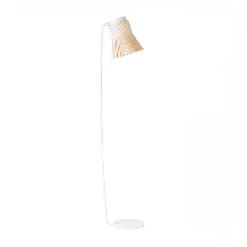 Secto Design - Petite 4610 Stehleuchte - birke natur/Birkenholz/inkl. LED-Birne 3000K/470lm/Kabel weiß von Secto Design