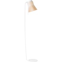 Secto Design Petite 4610 Stehleuchte weiß, Schirm: Birke natur von Secto Design