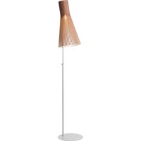 Secto Design Secto 4210 Stehleuchte grau, Schirm: Walnussfurnier von Secto Design