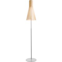 Secto Design Secto 4210 Stehleuchte grau, Schirm: Birke natur von Secto Design