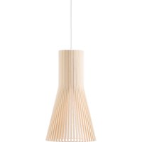 Secto Design Secto Small 4201 Pendelleuchte Birke natur, Kabel: weiß von Secto Design