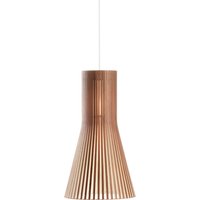 Secto Design Secto Small 4201 Pendelleuchte Walnussfurnier, Kabel: weiß von Secto Design