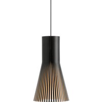 Secto Design Secto Small 4201 Pendelleuchte schwarz laminiert, Kabel: schwarz von Secto Design