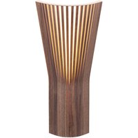 Secto Design Secto Small 4237 Eck- / Wandleuchte Walnussfunier von Secto Design