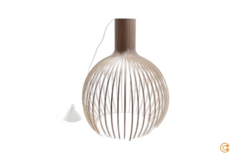 Secto Octo Pendelleuchte Hängeleuchte Pendellampe Deckenlampe Lampe Walnuss von Secto Design