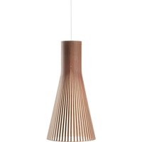 Secto - Secto 4201 Pendelleuchte, Small Ø 25 x H 45 cm, Walnuss von Secto Design