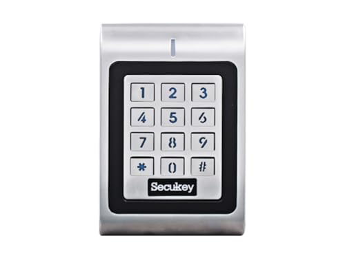 Secukey sk1-w Zutrittskontrolle Standalone IP66, RFID/Pin, Relais Türöffner integrierte, Silber von Secukey