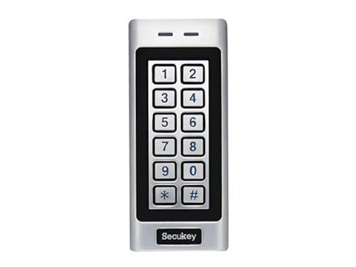 Secukey sk4-w Zutrittskontrolle Standalone IP66, RFID/Pin, Relais Türöffner integrierte, Silber von Secukey