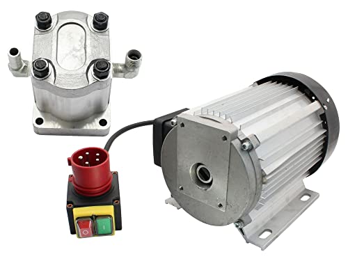 SECURA Hydraulikaggregat 400 V Motor 3,7 kW Motor + Pumpe für Eigenbau Geräte von SECURA