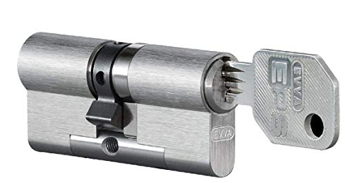 EVVA EPS Doppelzylinder mit 3 Schlüssel + Sicherungskarte, einzelschließend oder gleichschließend, Schließanlage, Zylinderschloss Türschloss, Länge A:31 mm I:51 mm EVVA EPS Doppelzylinder mit 3 Schlüssel + Sicherungskarte, einzelschließend oder gleichschließend, Schließanlage, Zylinderschloss Türschloss, Länge A:31 mm I:51 mm von Secureo