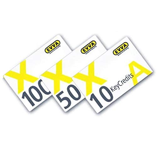 EVVA KeyCredits für AirKey und Xesar, Pay-per-Key, 100 Stück für 100 Zutrittsberechtigungen von Secureo
