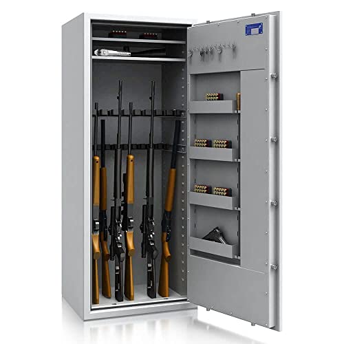 SafeHero Waffenschrank Klasse 1 EN 1143-1 Secureo Eagle 20 XL | Waffenschrank 1 für 20 Langwaffen | Langwaffenschrank mit Elektronikschloss | Konformer Waffenschrank Langwaffen, Kurzwaffen + Munition SafeHero Waffenschrank Klasse 1 EN 1143-1 Secureo Eagle 20 XL | Waffenschrank 1 für 20 Langwaffen | Langwaffenschrank mit Elektronikschloss | Konformer Waffenschrank Langwaffen, Kurzwaffen + Munition von Secureo