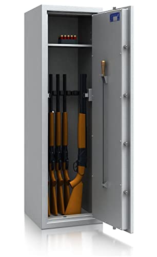 SafeHero Waffenschrank Klasse 1 EN 1143-1 Secureo Eagle 9 XL | Waffenschrank 1 für 9 Langwaffen | Langwaffenschrank Elektronikschloss und Notschlüssel | Waffenschrank Langwaffen, Kurzwaffen + Munition SafeHero Waffenschrank Klasse 1 EN 1143-1 Secureo Eagle 9 XL | Waffenschrank 1 für 9 Langwaffen | Langwaffenschrank Elektronikschloss und Notschlüssel | Waffenschrank Langwaffen, Kurzwaffen + Munition von Secureo