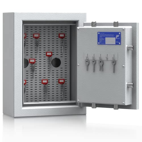 Secureo SafeHero Schlüsseltresor/Schlüsselsafe Osprey Key 0 | Klasse 1 EN 1143-1 | Doppelbart-Doppelbartschloss | 440x330x165 mm (HxBxT) | 30 kg von Secureo