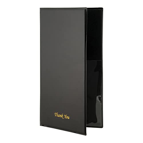 SECURIT - Rechnungsmappe Basic Line - 3 Fächer - Für Cafés, Bars, Restaurants - PVC - Schwarz von SECURIT