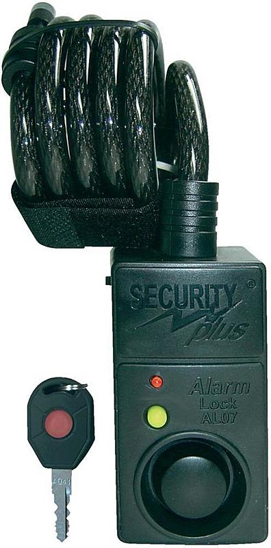 Security Plus Al07 Kabelschloss Schloss Fahrradschloss Alarm Bewegungsmelder 9 B-Ware Security Plus Al07 Kabelschloss Schloss Fahrradschloss Alarm Bewegungsmelder 9 B-Ware von Security Plus