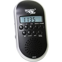 Security Plus BR28 MP3/USB Fahrradradio Schwarz, Silber von Security Plus