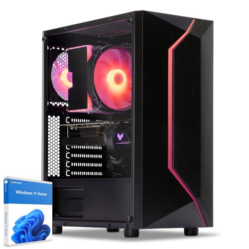 Sedatech Advanced Gaming PC • AMD Ryzen 7 5700X • Geforce RTX4060 • 16 GB RAM • 1TB SSD M.2 • WLAN • Windows 11 • Desktop Computer von Sedatech