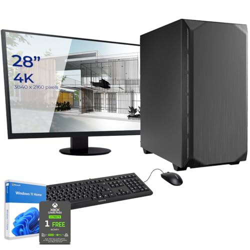 Sedatech Paket Workstation • AMD Ryzen 5 5600X • RTX3060 • 32 GB RAM • 1TB SSD M.2 • 2TB HDD • Windows 11 • Monitor 28" von Sedatech