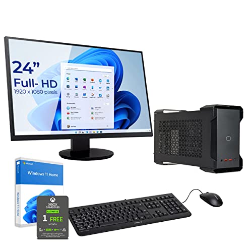 Sedatech Paket Mini-PC Evolution • Intel i7-9750H • RTX3060 • 16 GB RAM • 1TB SSD M.2 • Windows 11 • Monitor 24" von Sedatech