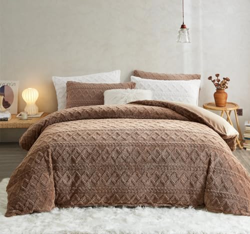 Sedefen Flauschig Bettwäsche 200x200 cm Khaki Biber Flanell Fleece Geometrischmuster Cashmere Touch Winterbettwäsche Warme Bettbezug und 1 Kissenbezug 80x80cm mit Reißverschluss Sedefen Flauschig Bettwäsche 200x200 cm Khaki Biber Flanell Fleece Geometrischmuster Cashmere Touch Winterbettwäsche Warme Bettbezug und 1 Kissenbezug 80x80cm mit Reißverschluss von Sedefen
