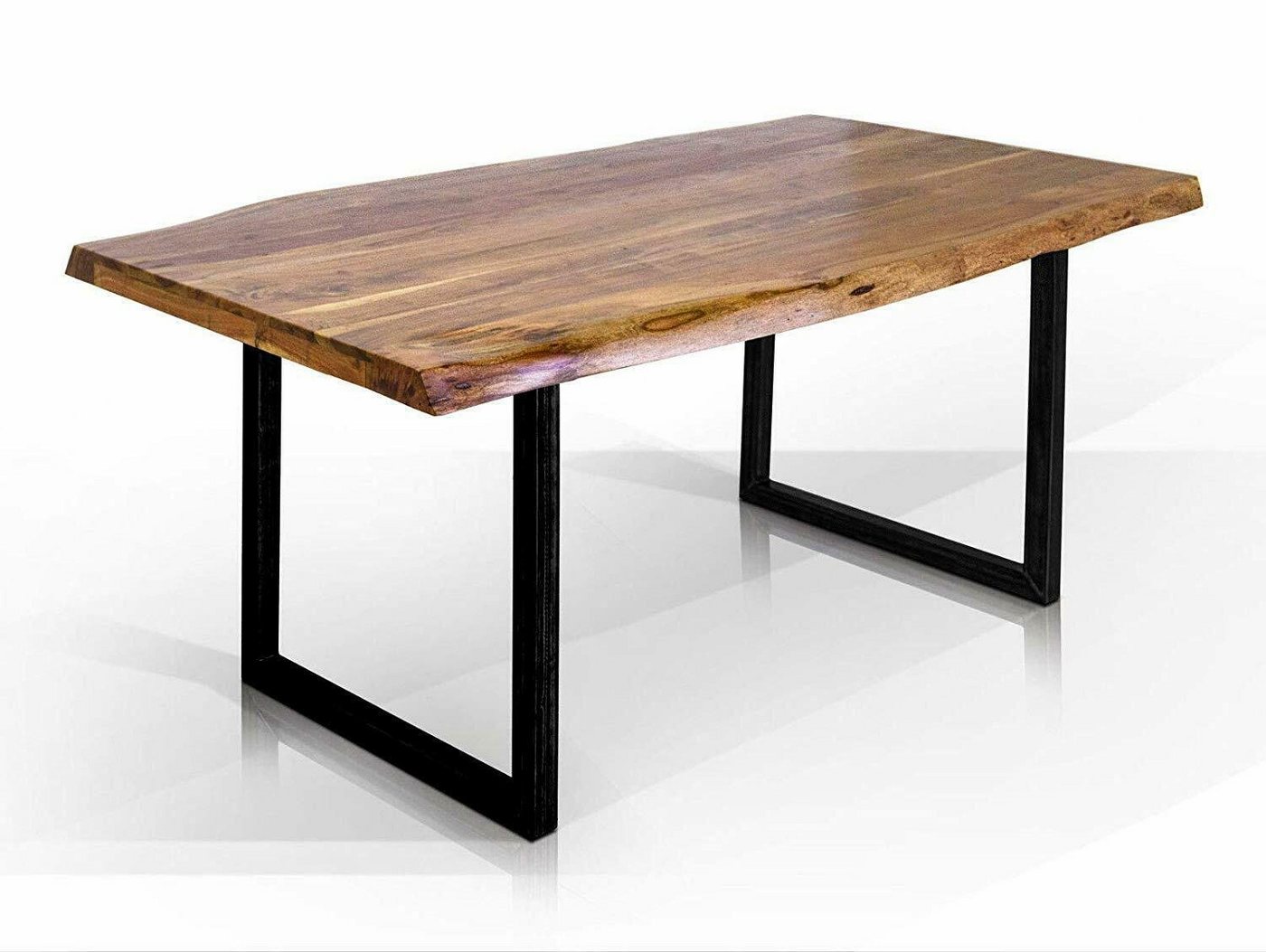Sedex Esstischplatte SPU Tischplatte mit Baumkante Massiv aus Akazienholz, 4cm Stark von Sedex