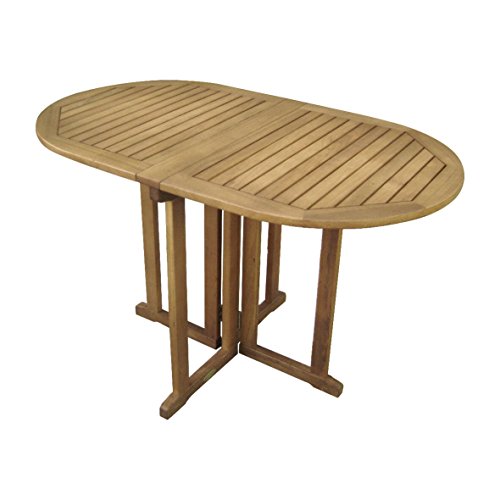 Sedex GATELEG Tisch 120x70 cm Eukalyptusholz Gartentisch Klapptisch Holztisch Massivholz von Sedex