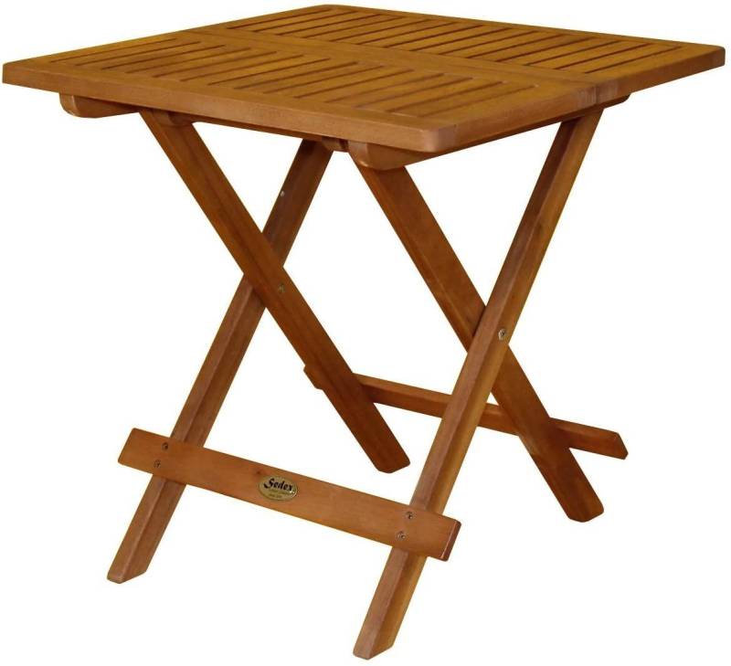 Sedex Gartentisch LOS ANGELES Klapptisch Beistelltisch aus kontrolliertem Eukalyptusholz von Sedex