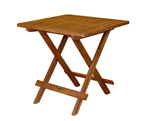 Sedex LOS Angeles Klapptisch 50x50 cm Eukalyptusholz Beistelltisch Gartentisch Holztisch von Sedex