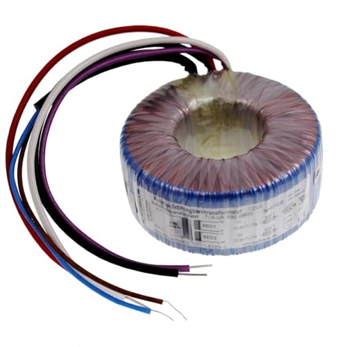 Sedlbauer Ringkerntrafo Transformator 100VA 2x24V für Audio, Industrie, Halogen und Schienensysteme - 230V Eingangsspannung - 48V Sekundärspannung - M Sedlbauer Ringkerntrafo Transformator 100VA 2x24V für Audio, Industrie, Halogen und Schienensysteme - 230V Eingangsspannung - 48V Sekundärspannung - M von Sedlbauer