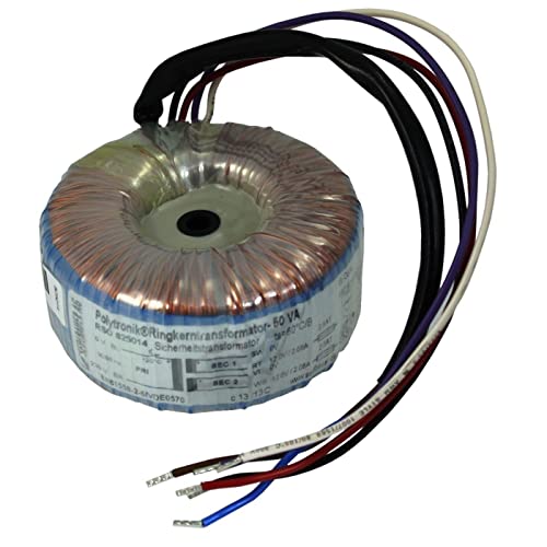 Sedlbauer Ringkerntrafo Transformator 50VA 2x6V für Audio, Industrie, Halogen und Schienensysteme - 230V Eingangsspannung - 12V Sekundärspannung - Mod Sedlbauer Ringkerntrafo Transformator 50VA 2x6V für Audio, Industrie, Halogen und Schienensysteme - 230V Eingangsspannung - 12V Sekundärspannung - Mod von Sedlbauer