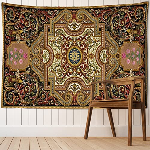 Sedomax Tropischer persischer bedruckter Decken-weicher Mandala-Retro-futuristischer Wandteppich-Hintergrund für Wohndekorationen von Sedomax