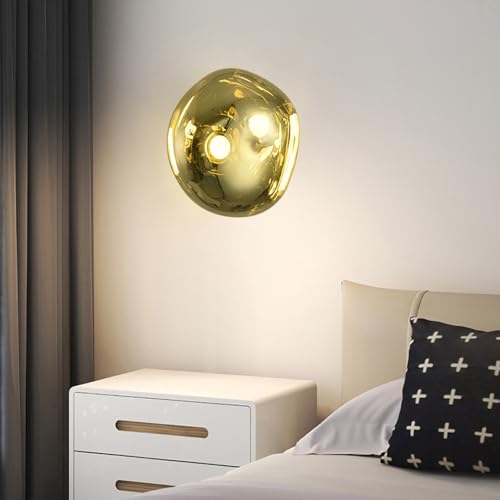 Sedtonmu Lavalampe Modern Acryl Wandlampe Frei Kombinierbar Led Wandleuchte Für Schlafzimmer Nachttisch Esszimmer Wohnzimmer Flur Treppe,A,28CM von Sedtonmu